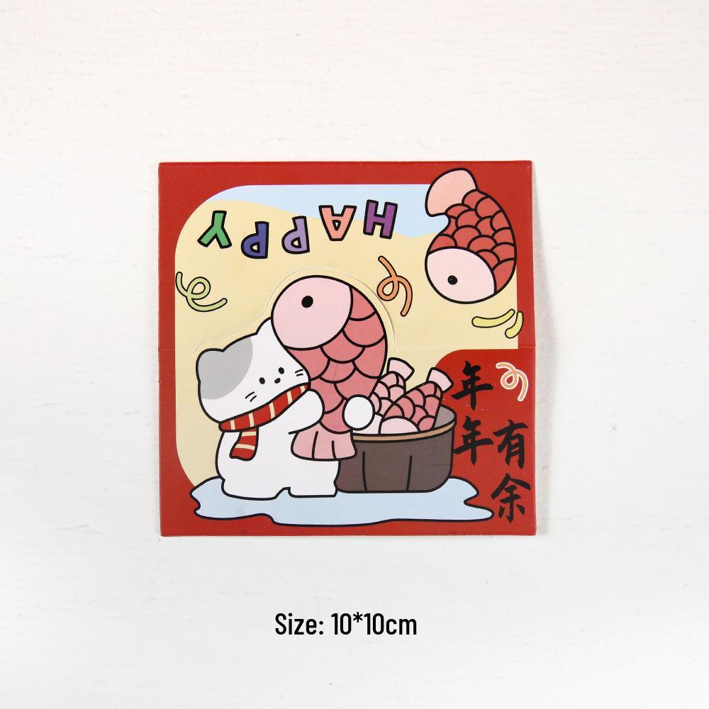 Self-Sealing Cute Card Packaging Bag Set for Small Cards