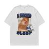 I NEED SLEEP Cat Meme Funny Graphic Tshirt Unisex Women Harajuku Fashion 90s Vintage T Shirt Summer Oversized Cotton Tshirts