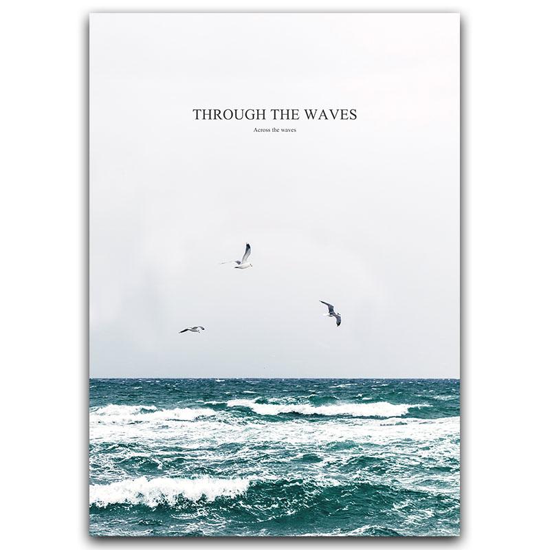 

Морской лес, айсберг, одуванчик, вдохновляющий холст, постер, украшение на стену, художественная картина, современный домашний декор 21x30cm No Frame