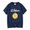 Zildjian Logo Mens T Shirt Funny American Size S To 5XL Vintage Washed Slightly Soft Stretched Graphic Stylish Casual