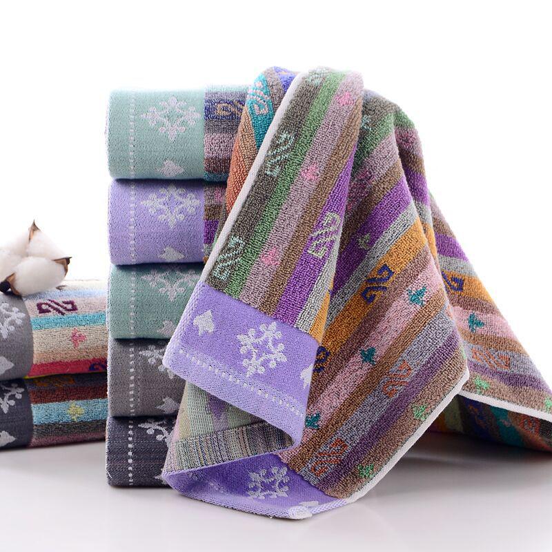 Ash Woven Cotton Thickened Face Towel - Perfect for Home or Business Gifts, Lint-Free, Ideal for Face Washing.