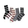 5 Pairs of Children's Striped Seamless Women's Mid-length Pure Color Loose Round-bottom Maternity Socks Suitable for All Seasons