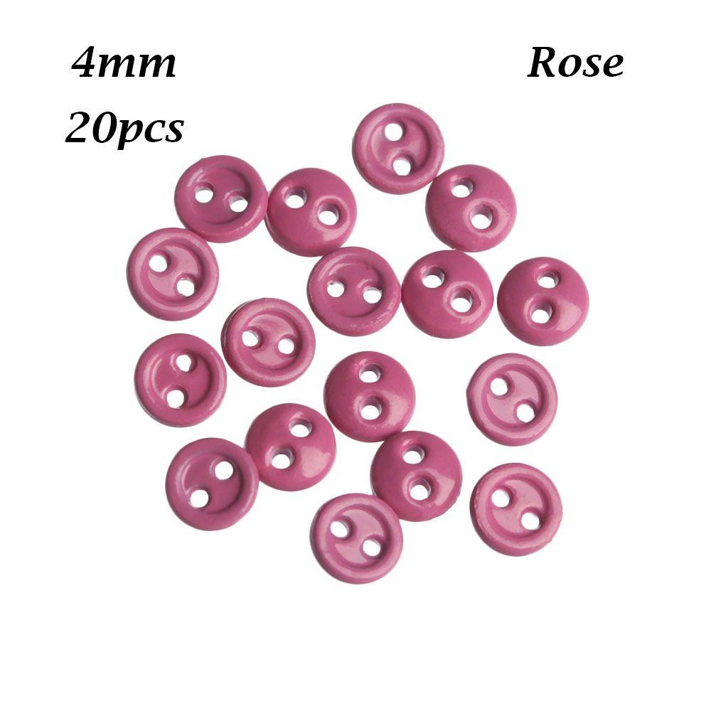 Newest Multi-color Two Holes Metal Button Mini Doll Buttons DIY Sewing Accessories Round Buckle