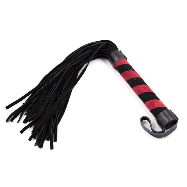 VaHppy Scatter Whips 4color Genuine Leather SM sex toy BDSM Couple flirting Spanking Stage performances Queen's whip Role
