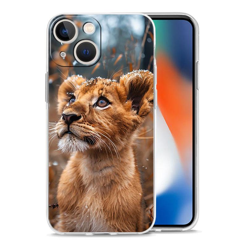 Lion Alpha Male Cub Phone Case For IPhone 18 11 Cases IPhone 18 15 12 13 14 16 Pro Max X XR XS 14 15 Plus 16Pro IPhone 1816 Clear Cover