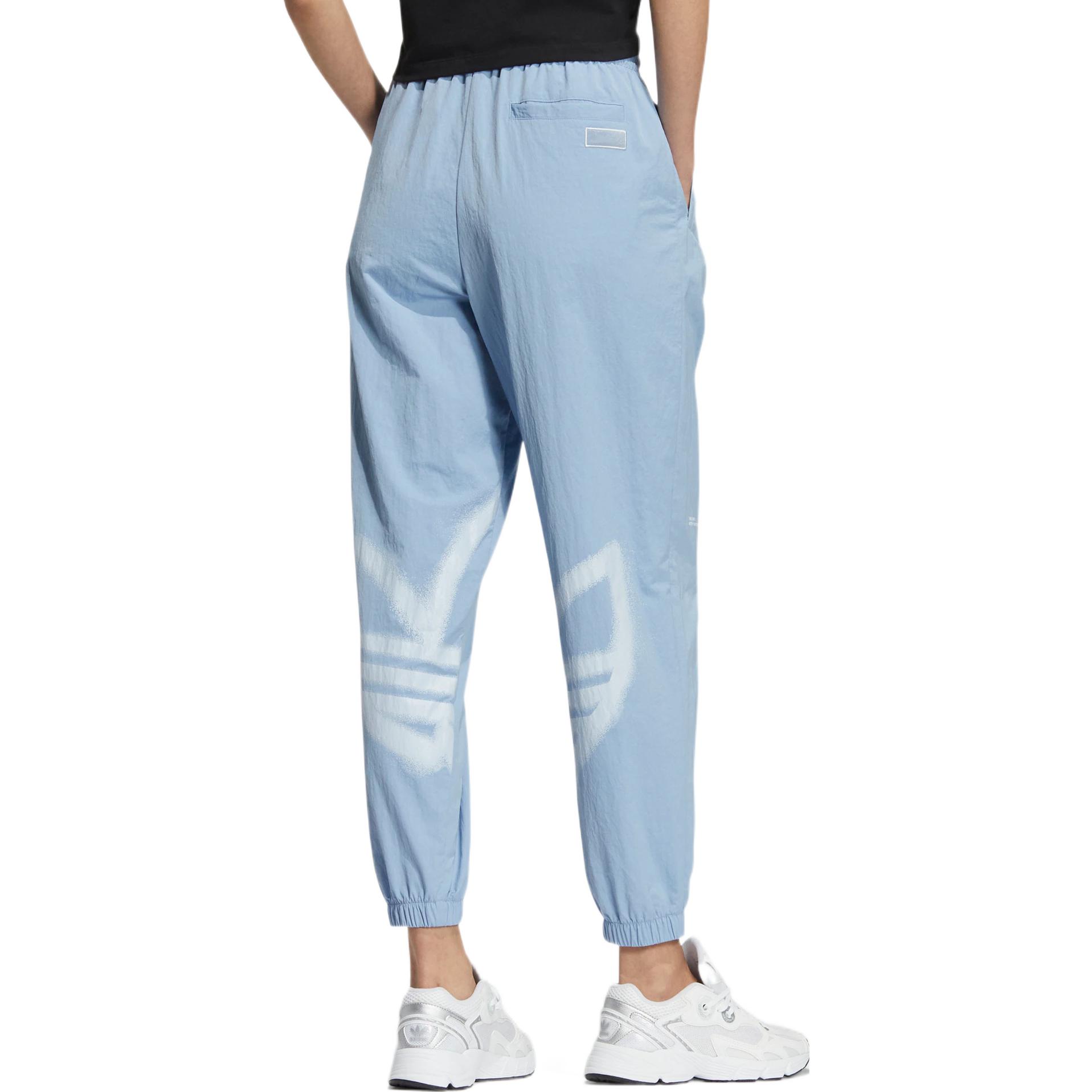 Adidas Originals Adicolor Tp вышитые однотонные спортивные брюки на шнурке женские синие — фото 3