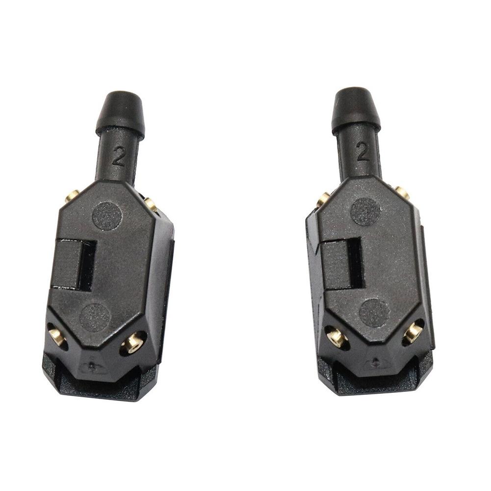 1Pair Car  Windshield Washer Wiper Sprayer Nozzle Front Spray