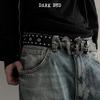 Fibbia Serpente Retro Borchie Usurate Punk Cintura in Pelle Uomo Donna Vintage Punk Rock Cintura per Jeans Fascia in Vita