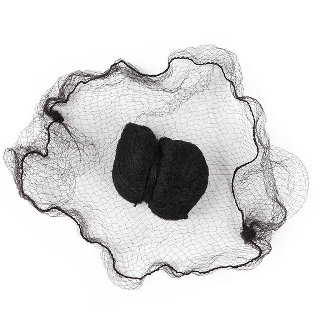 20Pcs/Lot Durable Nylon Hair Net For Bun Hair Hair Style Tool Black Coffe Beige Brown White Gold Hair Net For Wigs Mesh