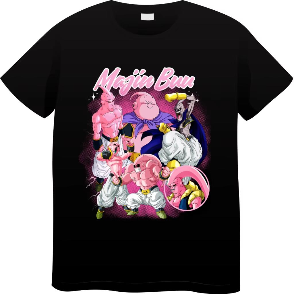 2026 New Dragon Ball Japanese Anime Mens and Womens Summer Tshirt Harajuku Retro Shortsleeved Loose and Casual Style