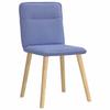 VidaXL Chaises à manger lot de 2 bleu jean tissu, chaise de dîner, chaise de cuisine, chaise d'appoint, chaise, chaise de 4101230