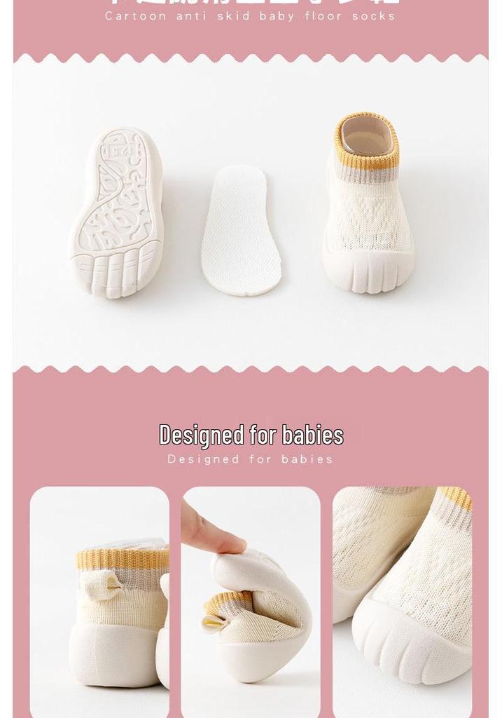 Unisex Baby Flyknit Indoor Shoes: Soft Sole, Breathable, Non-slip Toddler Shoes for Summer & Spring