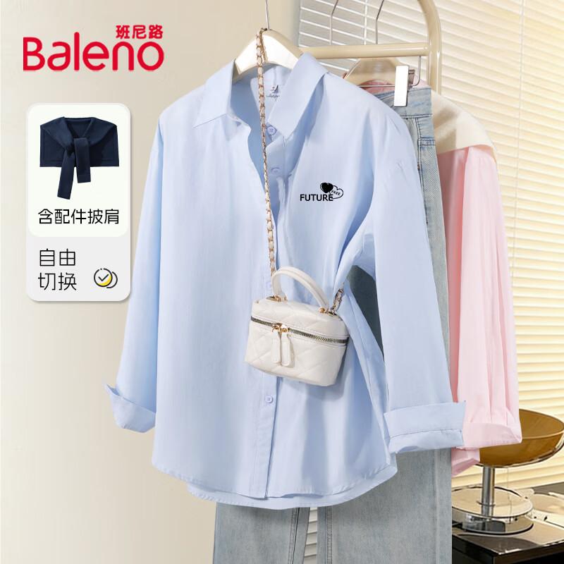 

Baleno Women s Contrast Shawl Long Sleeve Shirt M