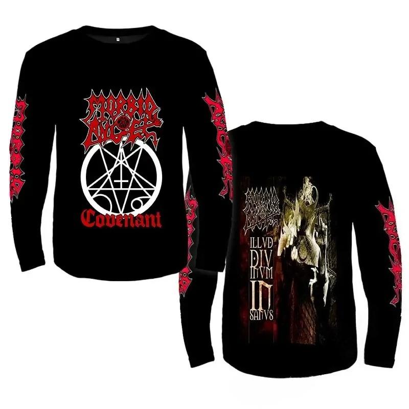

Morbid Angel металева група чоловіча та жіноча 3D-друкована футболка з довгим рукавом вуличний ретро спортивний одяг Харадзюку чоловічий одяг 3XL