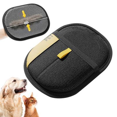 Guanto Elettrostatico per Rimozione Peli di Animali Domestici Guanti Toilettatura Bifacciali per Gatti Cani