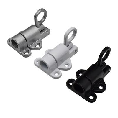 Spring Door Bolt Lock Self-Closing Latch Security Automatic Sash Gate Lock Aluminum Alloy Window Gate Latch Lock Hardware