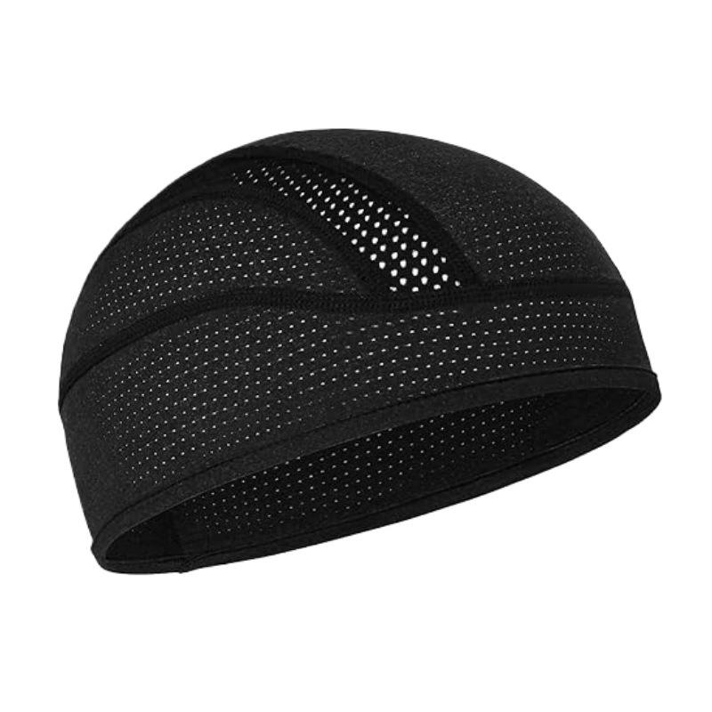 Cappello scheletro berretto piatto cappello in rete traspirante adatto per uomo e donna per fitness ciclismo, fodere per caschi da corsa e sotto cappelli