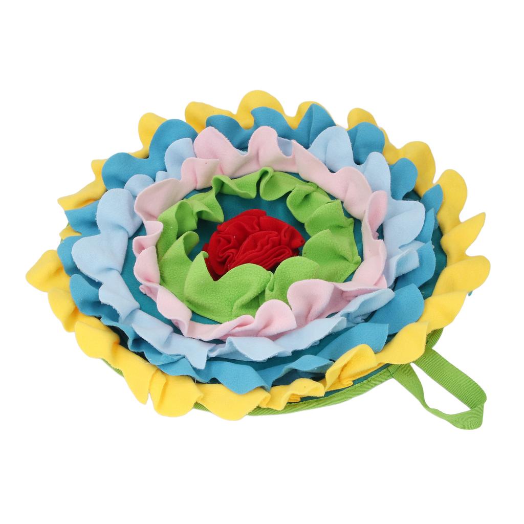 Rabbit Snuffle Mat Polyester Pet Foraging Enrichment Toy Activity Play Bed for Hamster