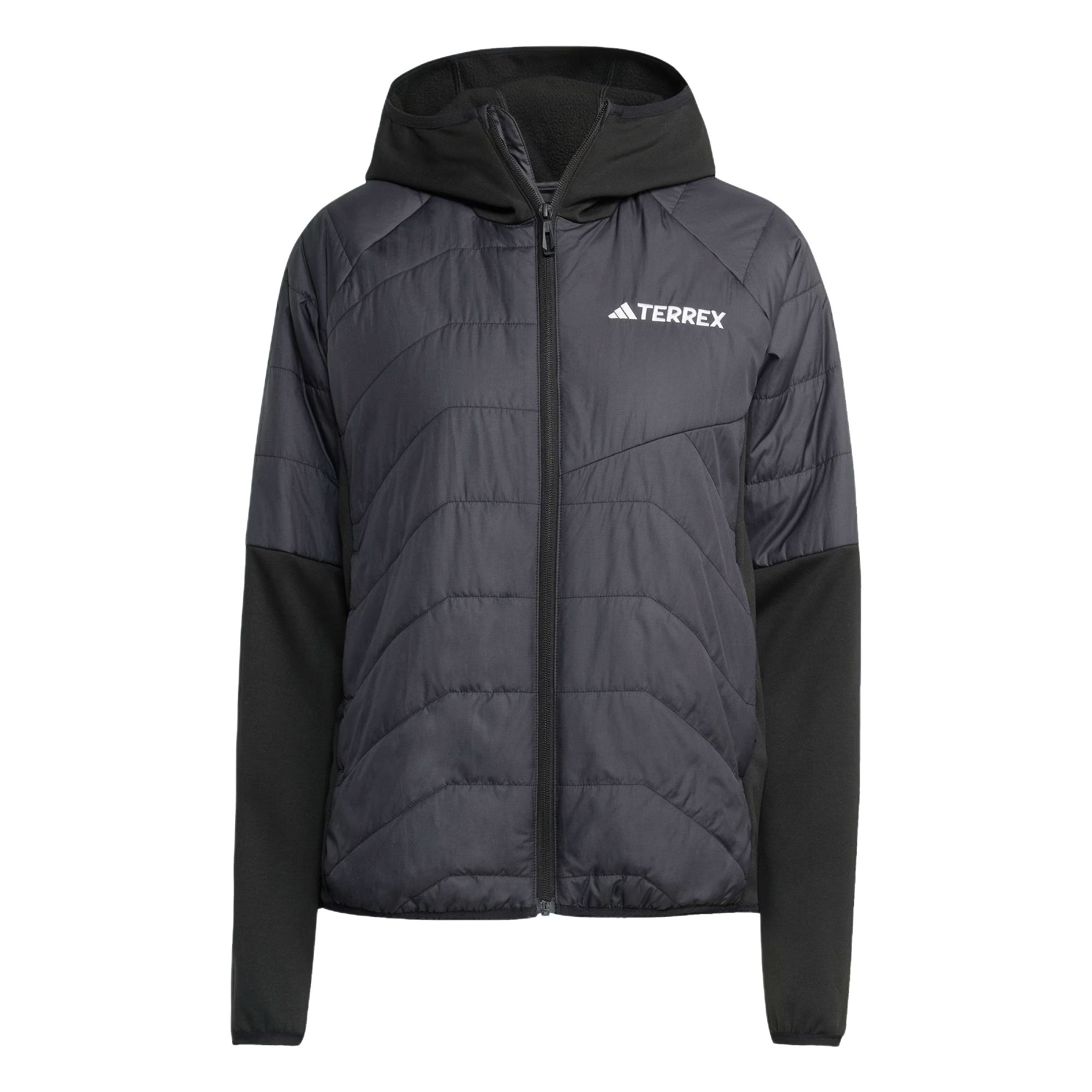 adidas TERREX Women Multi Hybrid Insulated Hooded Jacket Black JC5180 S