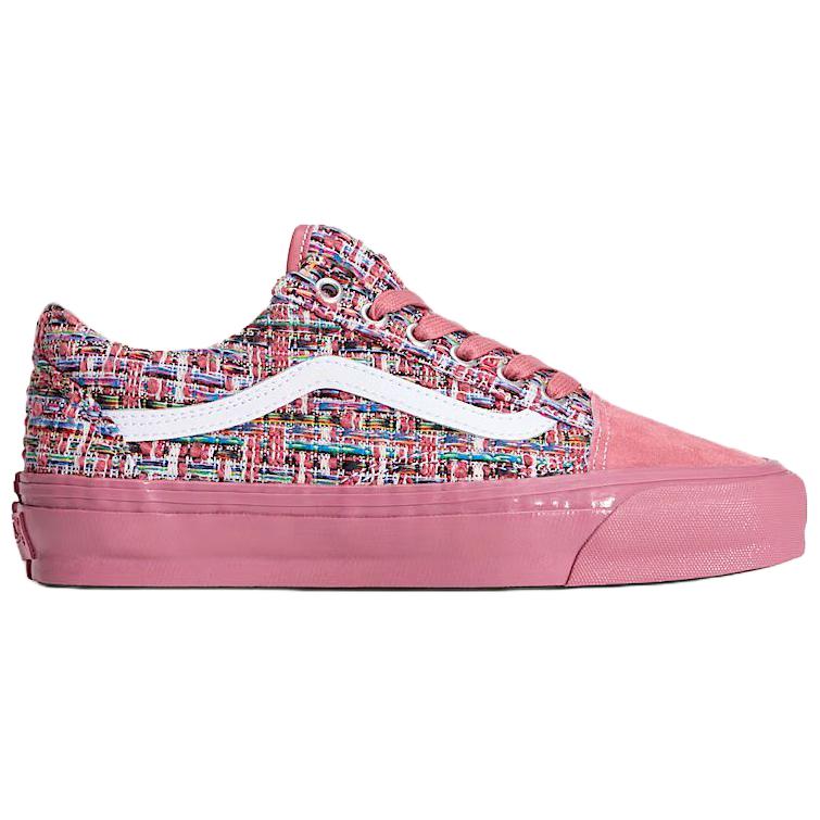 Vans Old Skool Všestranné Pohodlné Nízké Skateboardové Boty Unisex Teniska Růžová VN000D9VZRY1