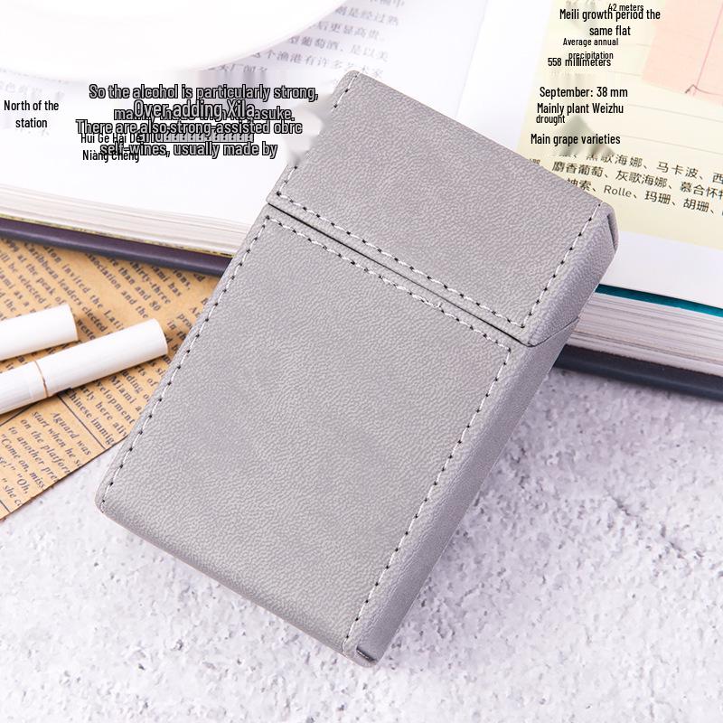 Creative Flip-Top Soft Pack Cigarette Case - 20 Sticks, Anti-Pressure, Portable Protection for Men