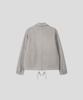 Black Moment Classic Faux Suede Core Zip-Up Jacket [Grey]