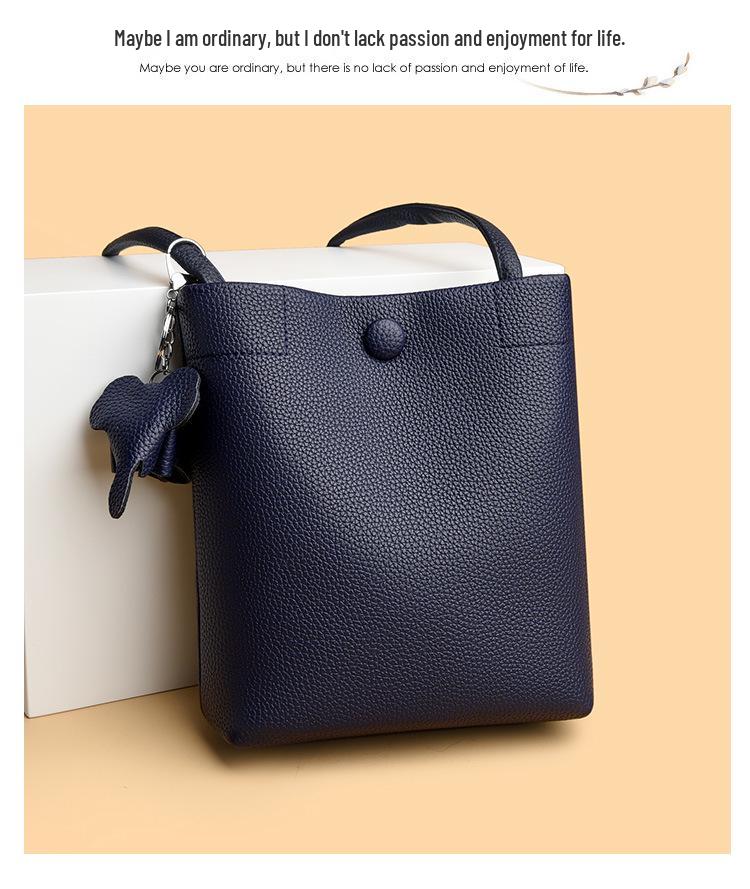 2025 Women's Minimalist Soft Leather Crossbody Backpack - Lightweight and Versatile Phone Bag