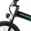 Electric Bicycle Foldable Dukawey 1000Wx2 Motor Full Suspension 48V 17.5AH 26" Fat Tire Ebike For Adult Color LCD Screen BST-6