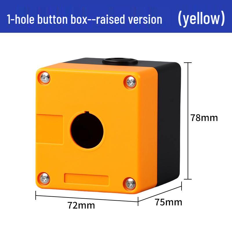 Not-Aus Staubdichte Wasserdichte Steuerbox mit Kontrollleuchte, Positionen 12345 - Taster BX1-5.
