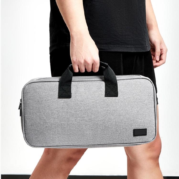 Handheld Keyboards Organizers with Protective Cover and Storage Compartments for Charging Cables Mouse Shock Absorbing Oxfords Fabric