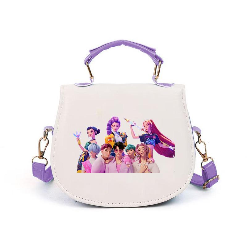 Kpop Animation Cartoon Printing Korean Version Of The Trend Handbag Multi-Function Portable Shoulder Messenger Bag