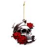 Skull Delightful Acrylic Zombie Gnome Pendant For Festive Car Home Decoration