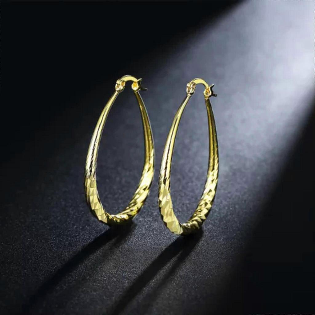 RSAMD Hot 925 sterling Silver charms beautiful hoop earrings for woman fashion jewelry-Silver