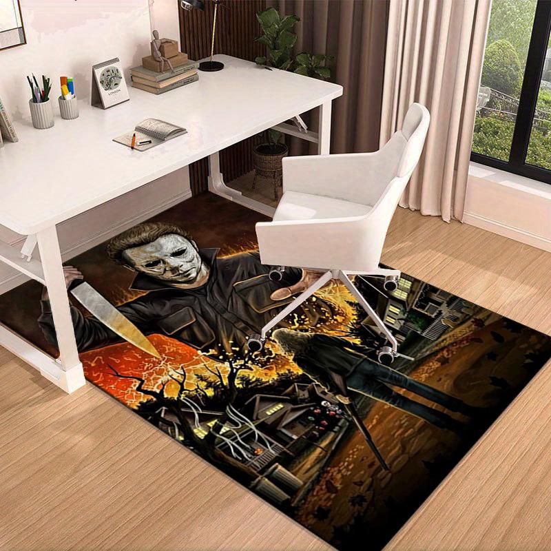 Halloween Horror Night Carpet, Chair Rug,Rug for Office Bedroom Living Rooms, Doormat Decor Fan Gift Christmas Gift