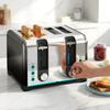 4-Slice Toaster with 7 Browning Levels, Reheat, Defrost and Cancel Function