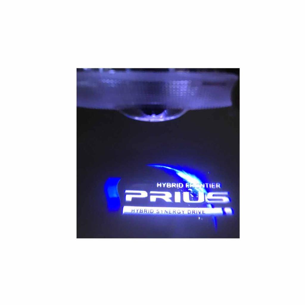 Minile Car Courtesy Light, Door Welcome Light, LED Logo Projection, Tool Included, Replacement Parts, Set of 2