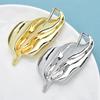 Vintage Lily Flower Leaf Brooches for Women Unisex Luxury 2-color Metal Plants Party Office Brooch Pins Jewelry Gifts 2026