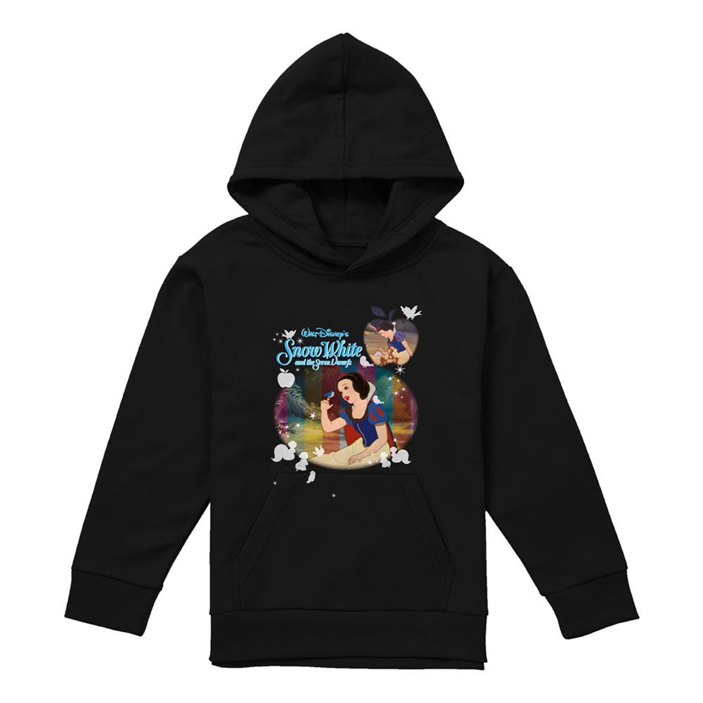 Snow White And The Seven Dwarfs Childrens/Kids Movie Shot Heather Hoodie