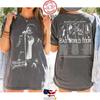 Camiseta Vintage Bootleg Dupla Face da Bad World Tour de Michael Jackson