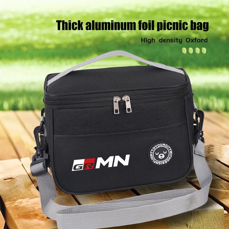 For S5 Large Capacity Car Lunch Bag Portable Picnic Box Travel Camping Bags Crown GR Corolla YARIS Auris C-HR Hilux Vios JH5