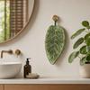 Hand Towels Home Decoration Leaf Hand Towels Coral Fleece 1 Pc