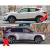 Für Nissan Rogue Sport 2017- Qashqai J11 2014- Auto Hinten Jalousie Fenster Seite Shutter Abdeckung Trim Aufkleber Vent Scoop Carbon