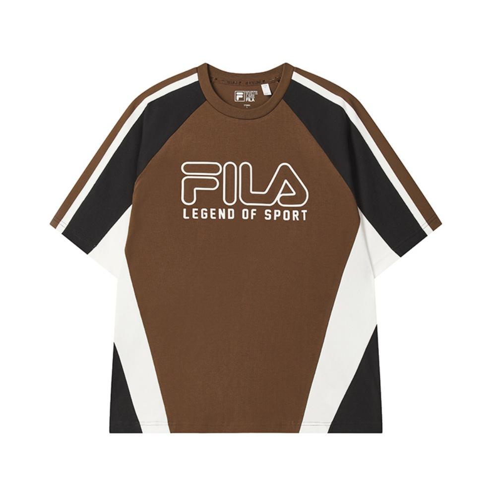 FILA ORIGINALE T Shirt Men s Dried Milk Umber F11M539120F-BN L(175/96A)