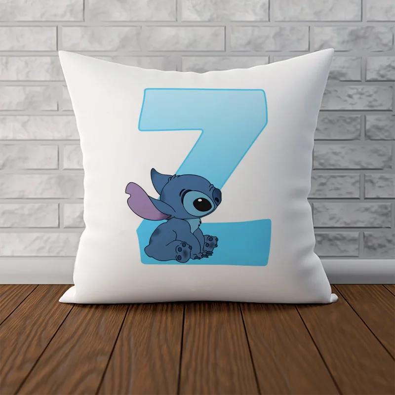 

Bed Pillowcase Expectations Abecedario Stitch Decorative Pillowcase for Pillow Cases Decorative Decoration Bedroom Cushion Cover 40cmx40cm