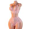 Open Bra Sexy Lingerie Set Sheer Mesh Lace Sling Sleepwear Nightwear Porno Erotic Bridal Pajamas Sets Adult Womens Clothing 2025