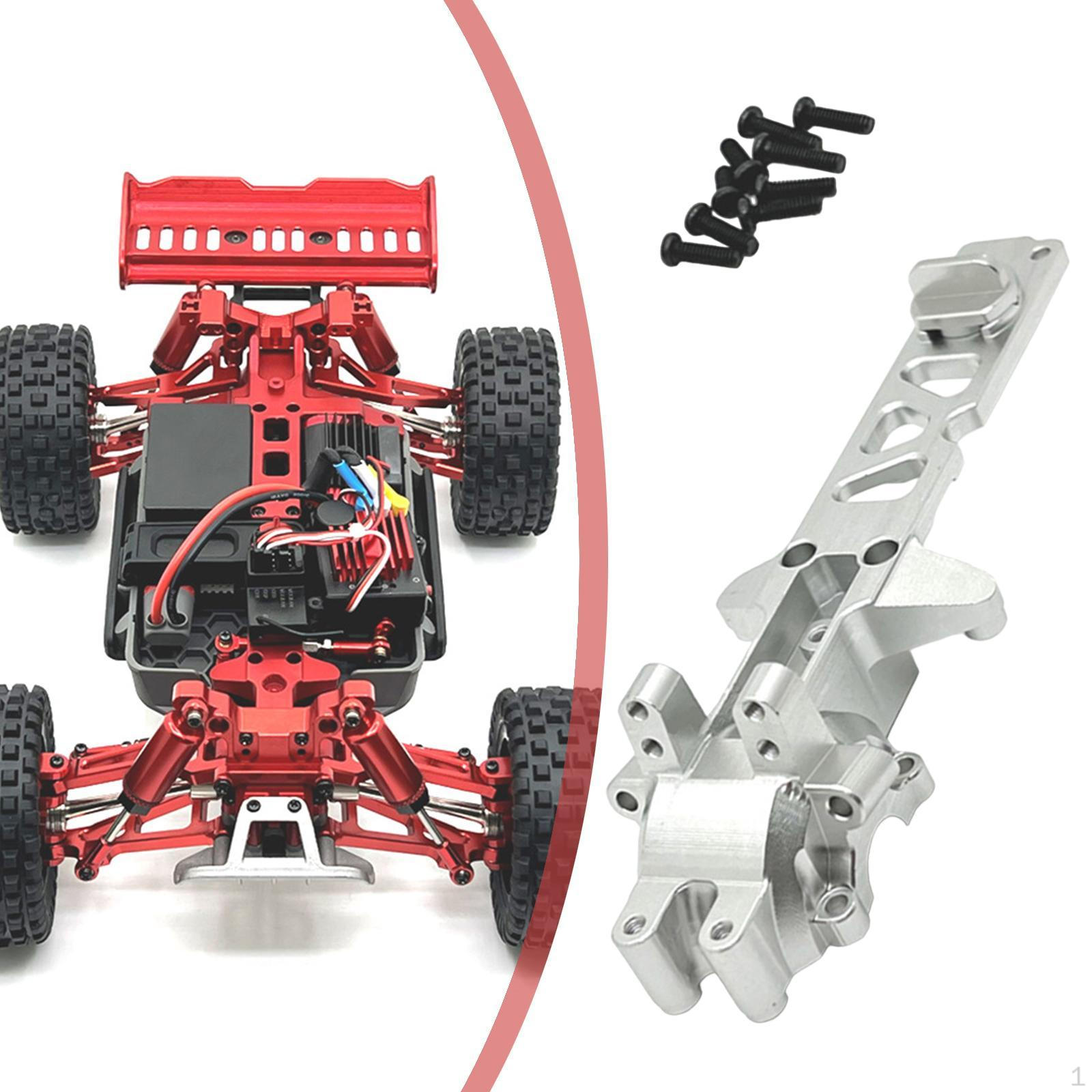 

1/16 RC автомобіля Передня кришка коробки передач Алюмінієва проти зіткнення Замінити оновлену частину Диференціальний корпус срібний