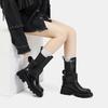 Platform Mid Heels Women High Boots Shoes Women 2025 Trend Snow Boots Winter Mid Calf Shoes Pumps Goth Dress Mujer Zapatos Botas
