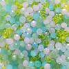 1000pcs 3*4mm Mix Color Rondelle Faceted Glass Beads Loose Spacer Crystal Round Beads for Jewelry Making DIY Necklace Bracelet