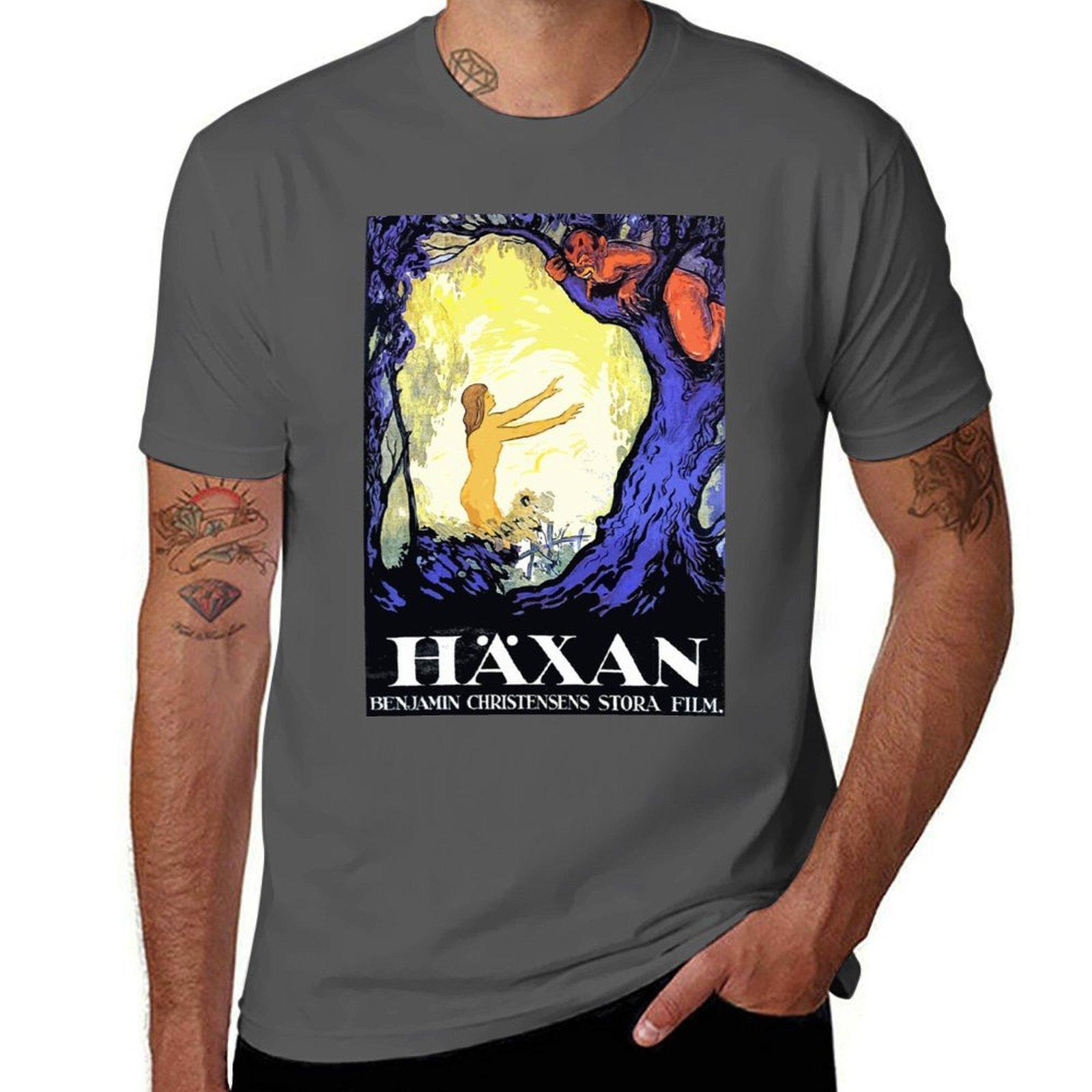 

Haxan vintage poster art T-Shirt anime t shirts oversize t shirts designer T-Shirt 4XL