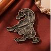 Luxury Vintage Horse Brooches For Women Men  Year Of The Horse Animal Party Office Brooch Pin Jewelry Accessories